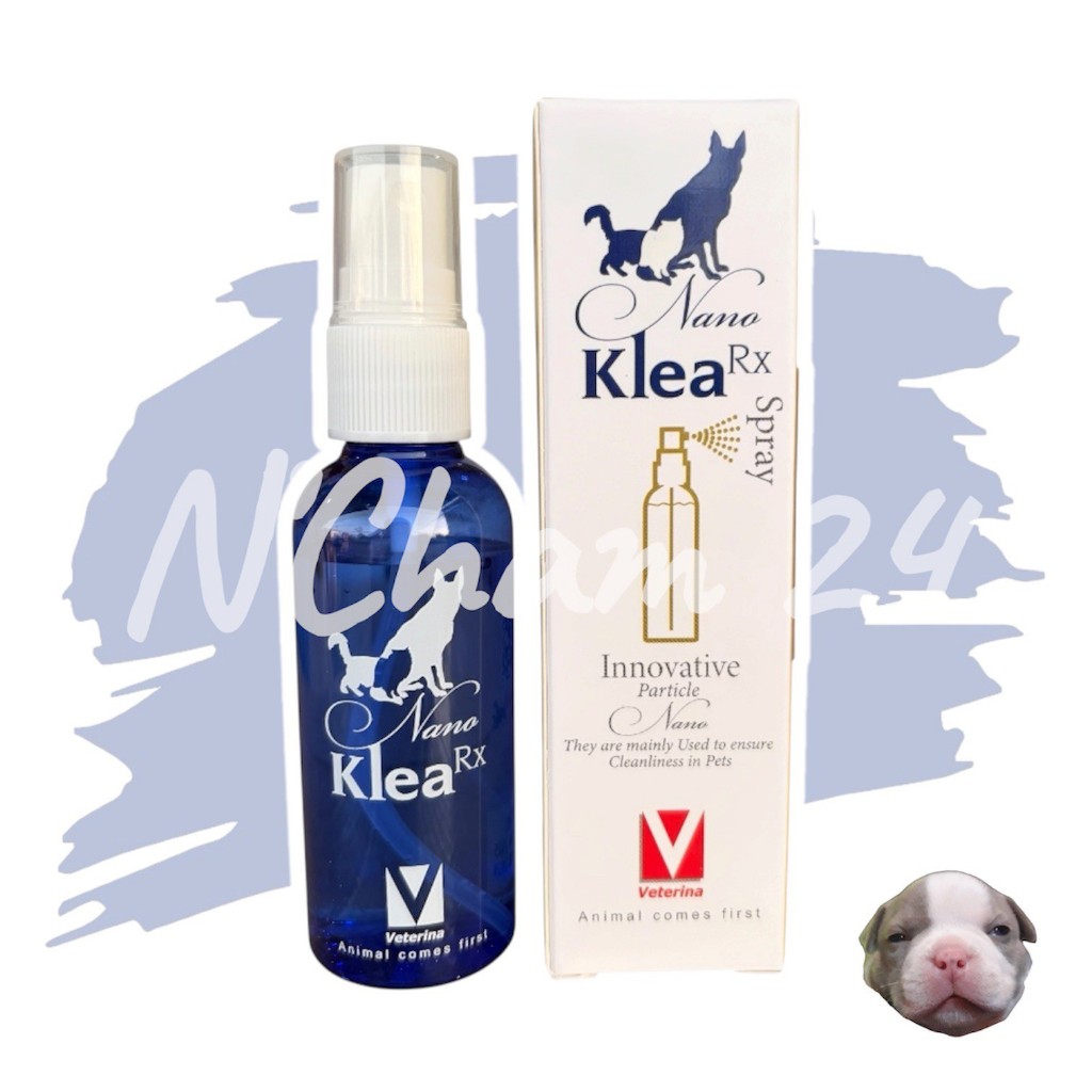 Nano Klea Spray หมดอายุ04/2028 นาโนสเปร์ย50ml แบคทีเรีย สุนัข แมว