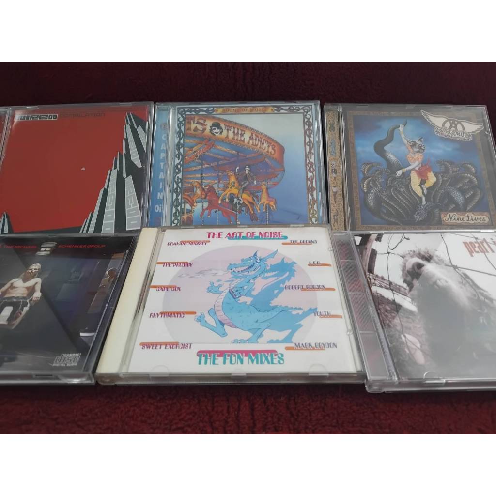 CD Aerosmith / Pearl Jam / Silent Poets / Jelly Tones / Silent Poets / Loopa Mix สภาพตามรูปปก ZA287(151-180)