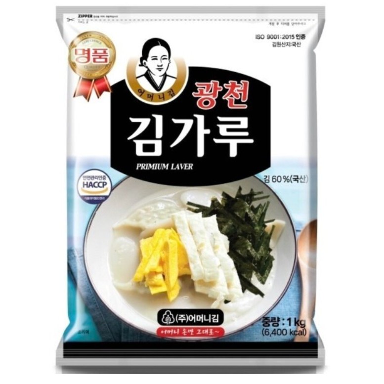 สาหร่ายโรยข้าวเกาหลี gimgaru seasoned seaweed 1kg 조미 김가루