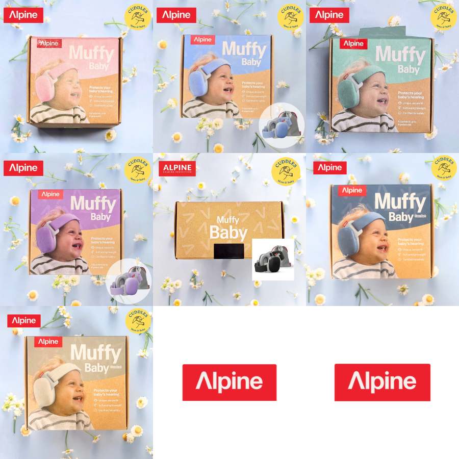 (Alpine) Muffy Baby MB2 Size S ที่ปิดหู ลดเสียงรบกวน สำหรับทารกและเด็กเล็ก ที่อุดหู ลดเสียงรบกวนได้ 24 เดซิเบล