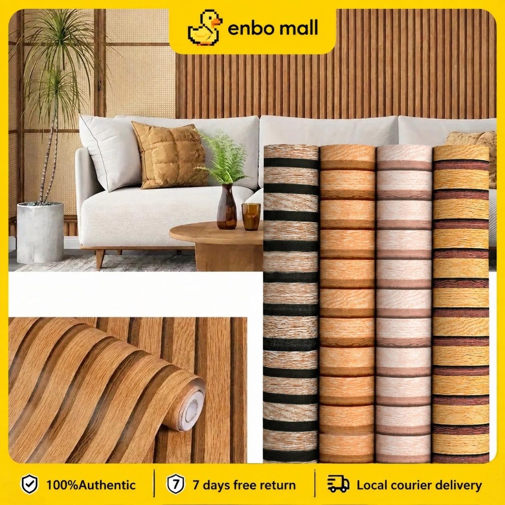 60x500ซม. สติกเกอร์ติดผนังกริลแบบมีกาวในตัว ตกแต่งห้องนอน ห้องรับแขก 3D วอลล์เปเปอร์สามมิติ หรูหรา
