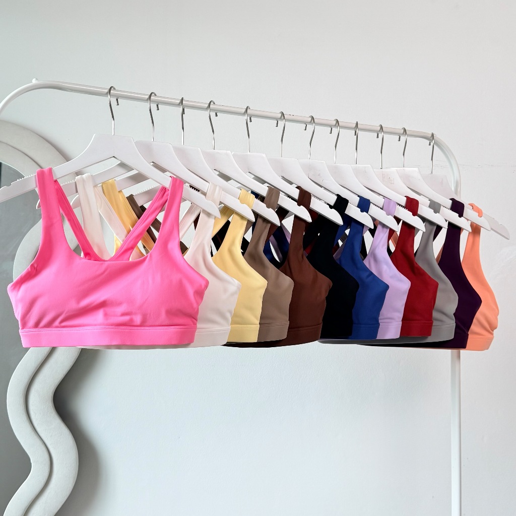 Planky Sports bra (  ล891 ) ชุดโยคะ บราสั้นทรงสวย กระชับใส่สบาย ฟิตเนส  บราออกกำลังกายผู้หญิง