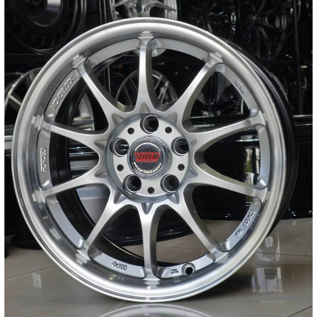 ล้อแม็ก SSW 367 CE28 5รู100 ซิลเวอร์ กว้าง7 ขอบ15นิ้ว (ราคา4วง)