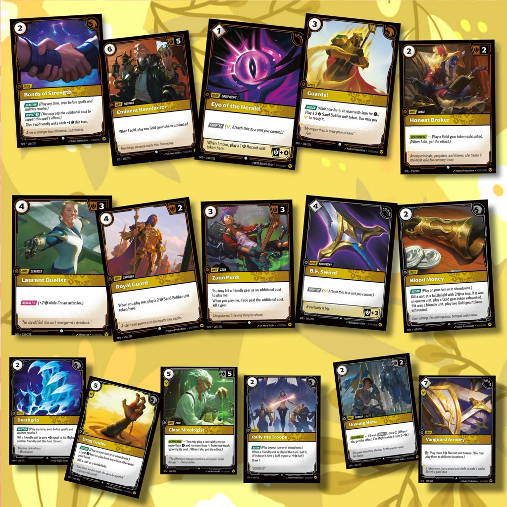Riftbound Spiritforged Order ระดับ C,U ( ธรรมดา )