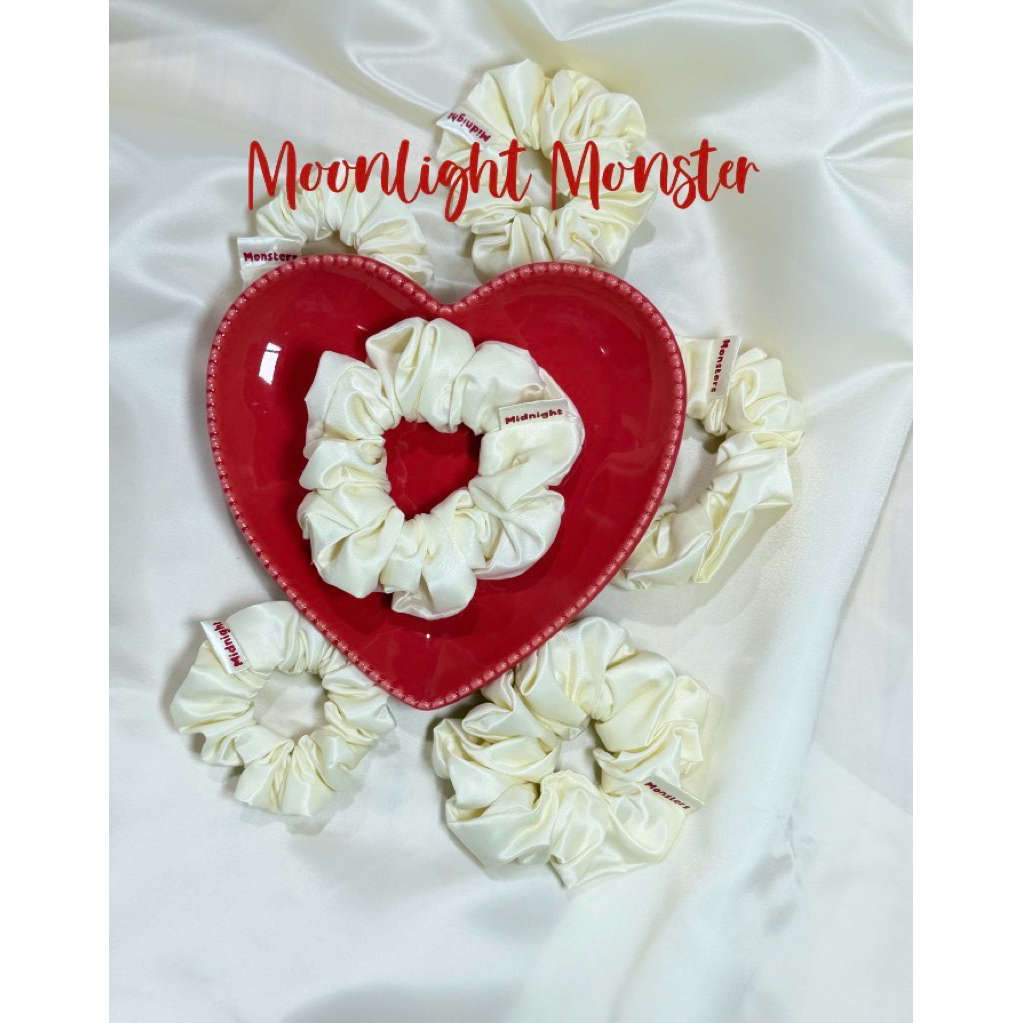 Moonlight Monster Scrunchie ยางมัดผม รุ่น moonlight