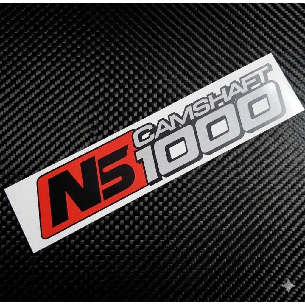 สติ๊กเกอร์ แต่งรถ สะท้อนแสง NS1000 เป็นงาน ไดคัท ตัดประกอบ ขนาด 30ซม. ผลิตจากสติ๊กเกอร์ 3M แท้ ทนแดด