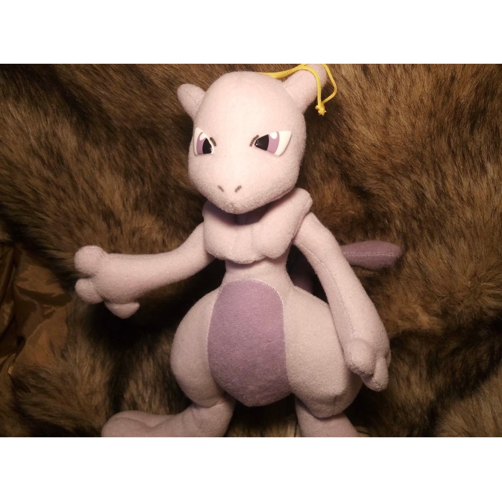 Banpresto Pokémon Mewtwo 9" Plush Toy ตุ๊กตา Mewtwo วินเทจปี 1999 ของแท้จากญี่ปุ่น  ตุ๊กตา Mewtwo โป