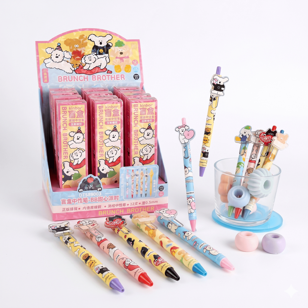 Ropamoda Blind Box ปากกากล่องสุ่ม หมึกดำ ลายลิขสิทธิ์แท้สุดคิ้วท์ (DT589003)