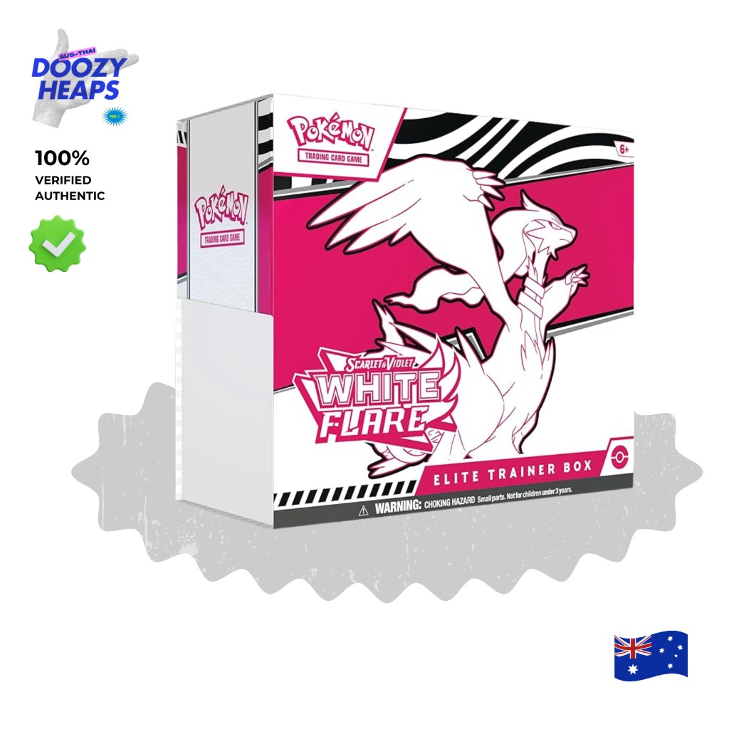 [ ของแท้ 100%🇦🇺 ] Pokemon TCG : Scarlet & Violet - White Flare Elite Trainer Box (ETB)