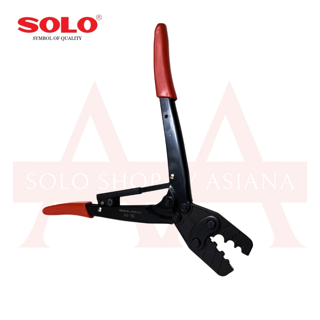 Solo No.SL คีมย้ำหัวสายไฟ คีมย้ำหางปลาโซโล 8"/14" sq.mm รูปที่ 2