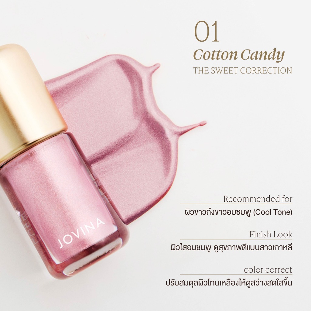 จัดส่งไว !! BeautyMode แบ่งขายไฮไลท์ JOVINA Luminescence Glow Skin Liquid Highlighter
