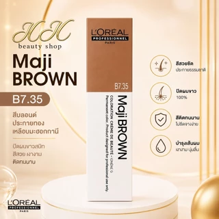 !!ส่งทันที LOREAL Maji Brow มาจิบราว สีย้อมผม (สีโทนแฟชั่น โทนน้ำตาล กลบด่าง) 50 มล. [ไม่รวมไฮ]