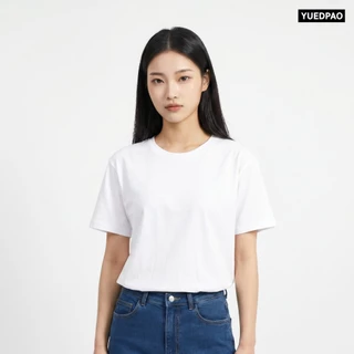 Yuedpao Ultrasoft Non-Iron (Unisex) - Round Neck สี White เสื้อยืดคอกลม สีขาว ผ้านุ่ม ใส่สบาย ไม่ต้องรีด