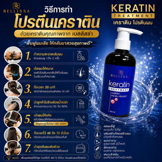 (กด 2 ขวดคุ้มกว่า) เบลลิสซ่า เคราติน ทรีทเม้นท์ BELLISSA KERATIN TREATMENT