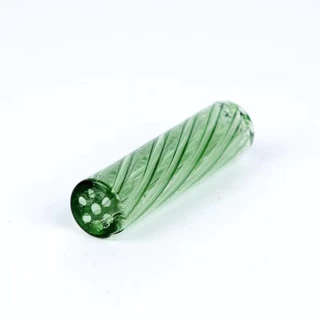 New Premium Hand Crafted Twisted Glass Tрs 6x30mm 7 Holes