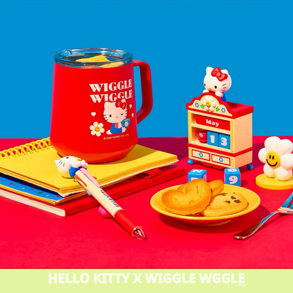 ˘พร้อมส่ง˘ Hello Kitty & Wiggle Wiggle - Reuseable Bag / Umbrella /Camping Mug / Pen