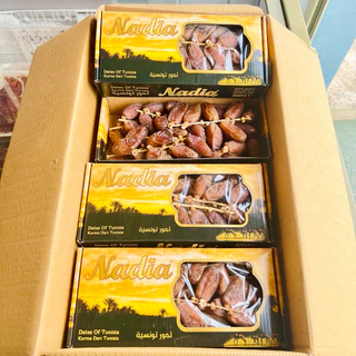 [ยกลัง]อินทผลัมเดทเรทนัวร์ติดก้าน Nadia ยกลัง 12 กล่อง หวานน้อย เนื้อนิ่ม อร่อยค่ะ