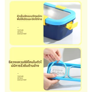 กล่องข้าวสแตนเลส 304 แบ่งช่อง พร้อมฝาปิดกันรั่ว กล่องข้าวพกพา อุ่นอาหารได้ กล่องอาหารกลางวัน สำหรับนักเรียนและออฟฟิศ