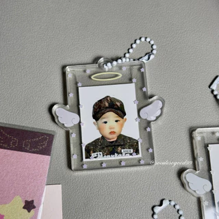 Mini Angel Photocard Frame เฟรมการ์ดปีกนางฟ้า สำหรับโฟโต้การ์ด 1 นิ้ว ห้อยกระเป๋าได้