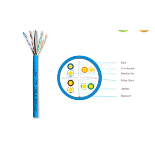 สาย LAN LINK CAT6 Indoor 100M (US-9106A-1 สายสีฟ้า)