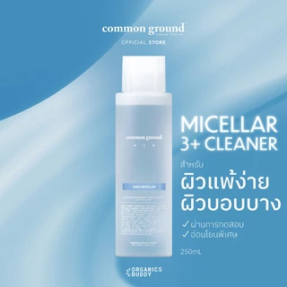 Common Ground NUE Aqua Micellar + Triple Cleanser (Makeup Remover) ไมเซล่า ทริปเปิ้ล คลีนเซอร์ 250ml