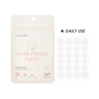 แผ่นแปะสิว FOCALLURE Acne Pimple Patch (24 ชิ้น / แผ่น) ดูดหัวสิว ปิดสิว