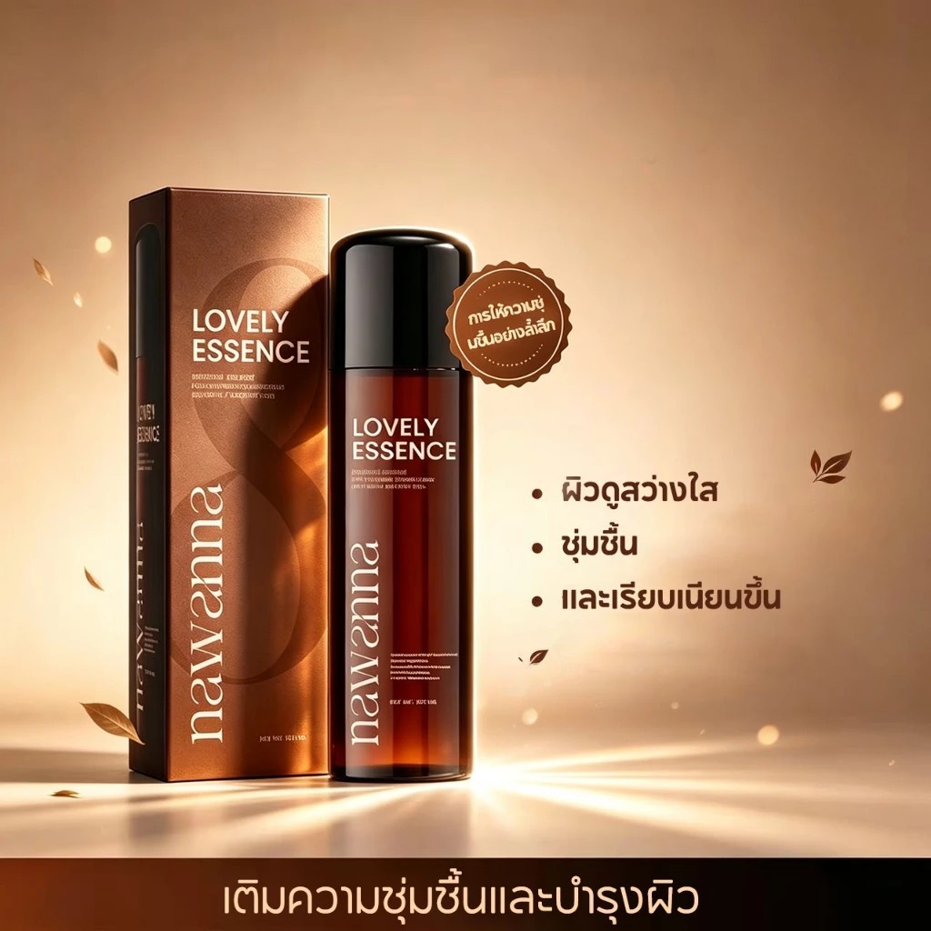 น้ำตบคุณโจ้ น้ำตบ NAWANNA lovely essence ขนาด 100 ml. ( ของแท้ 100% )