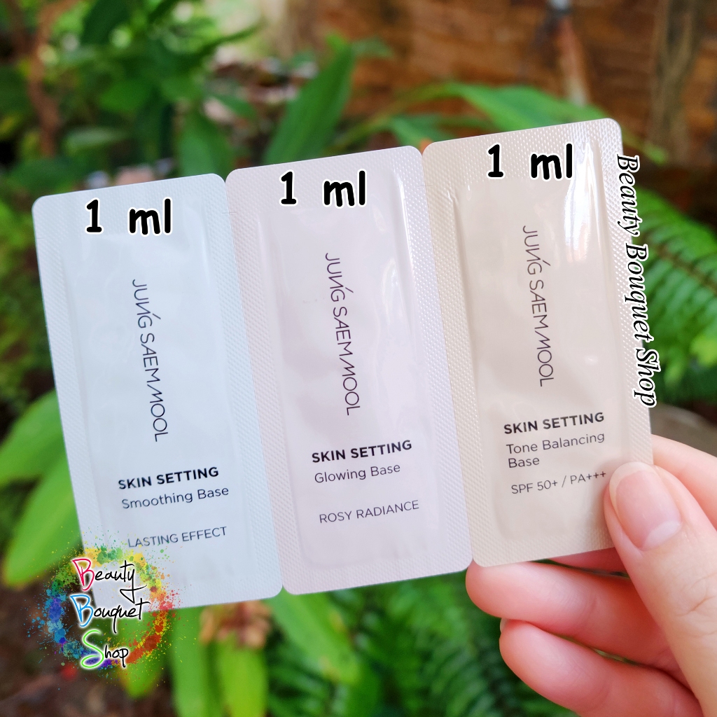 JUNGSAEMMOOL Skin Setting Glowing, Smoothing, Tone Balancing Base (3*1 ml)