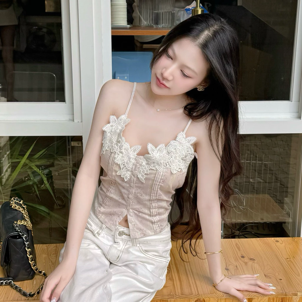 New Clarion สายเดี่ยวกระดุมใส่แล้วละมุน🎀
