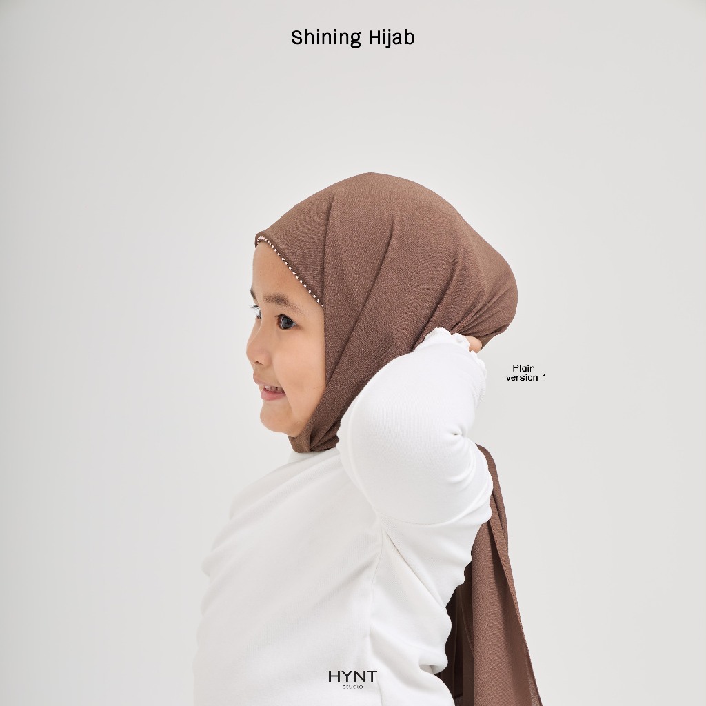 ฮิญาบติดอินเนอร์เด็กปักคริสตัล Shining Hijab ver.1 ปักลายสะกิด
