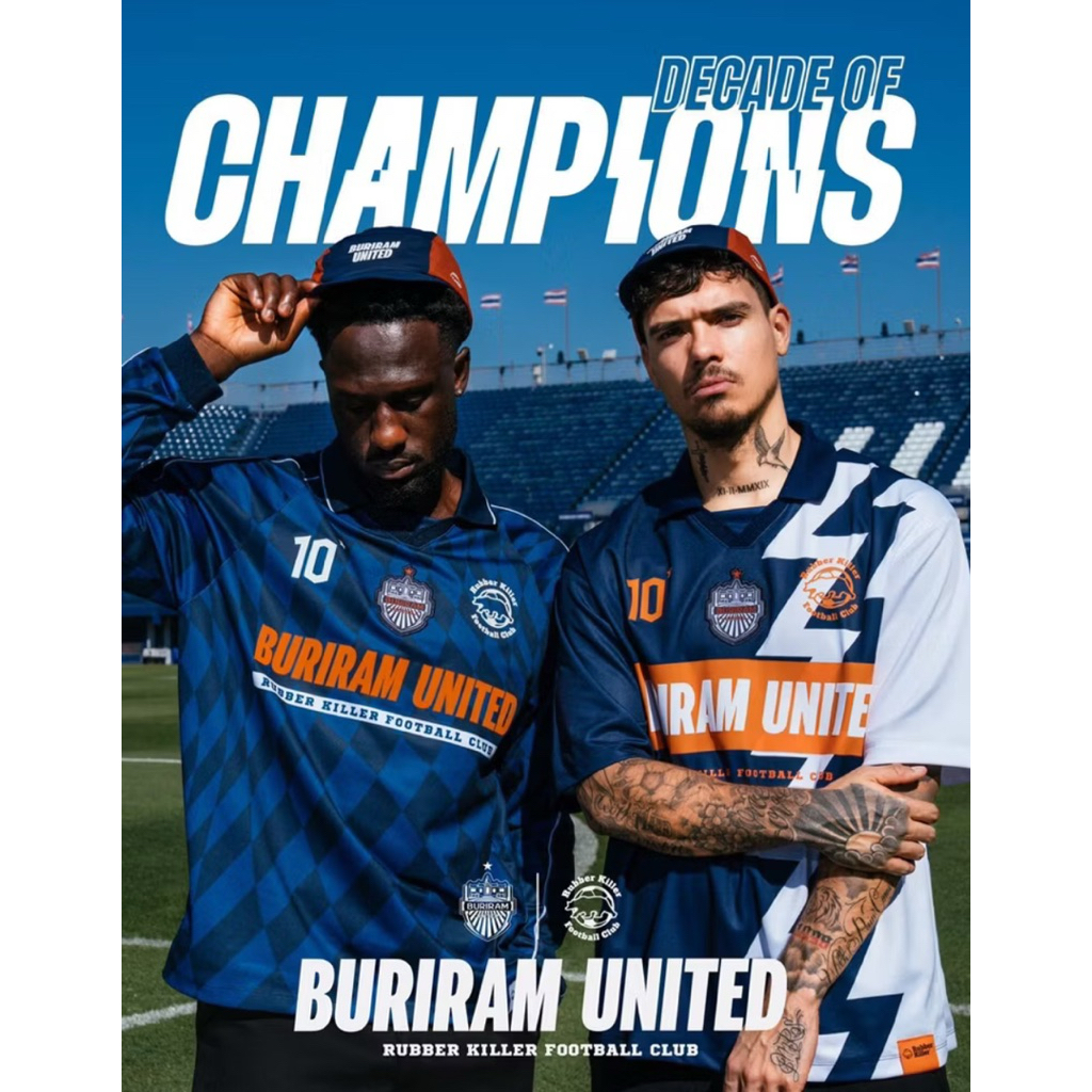 เสื้อบุรีรัมย์ พร้อมส่งแท้ 💯-BURIRAM UNITED x RUBBER KILLER
