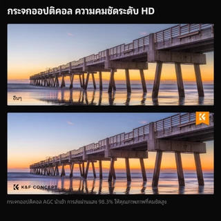 K&F CONCEPT NANO-K UV Filter HD ปกป้องเลนส์ ตัดรังสียูวี ฟิลเตอร์เลนส์กล้องกันฝุ่น กันรอย +บางเบา