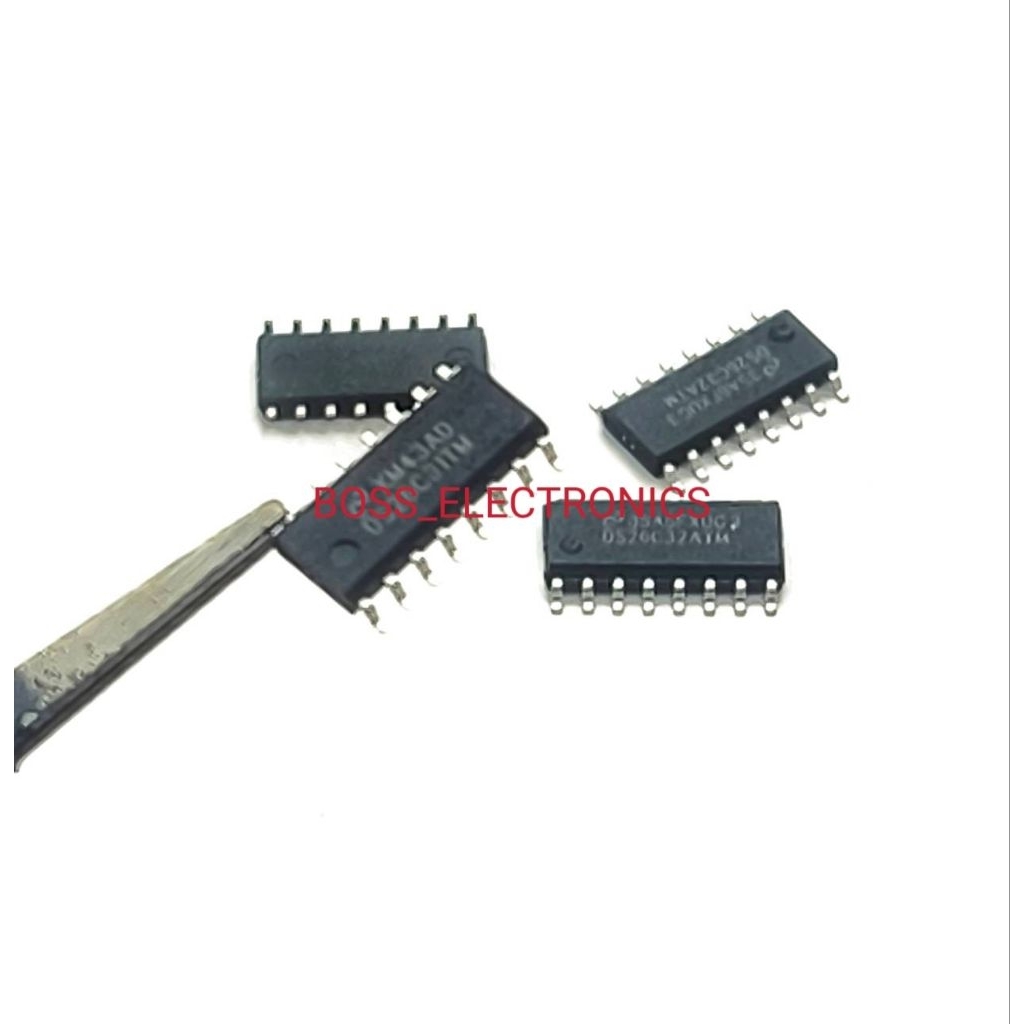 ราคาต่อ 1ตัว 👉👉 DS26C31TM DS26C32ATM 26C31 26C32  DS26C31 DS26C32 IC SMD-16 ไอซีเอสเอ็มดี 16ขา C31 C
