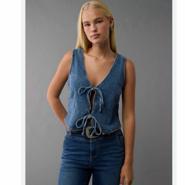 the editor’s market denim top