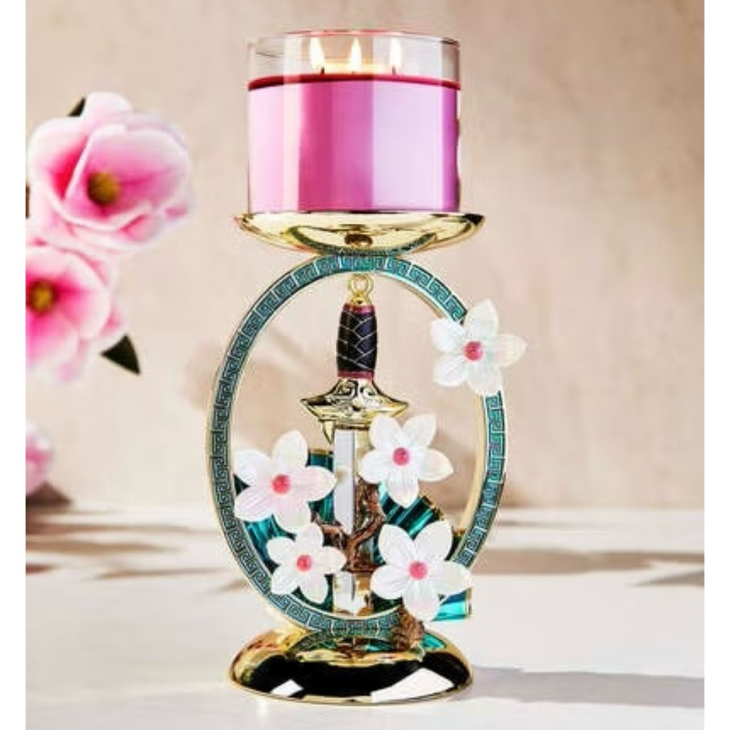 พร้อมส่ง Mulan Bath&bodywork Candle Holder เชิงเทียนเจ้าหญิง Rapunzel Snowwhite Mulan Arora
