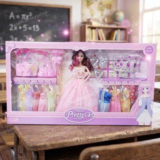 ⭐️Y&YToys Kids⭐ เซ็ทตุ๊กตา ตุ๊กตาหักแขน-ขาได้ ตุ๊กตาแต่งตัว ชุดตุ๊กตาเจ้าหญิง พร้อมอุปกรณ์ ของเล่นเด็กผู้หญิง