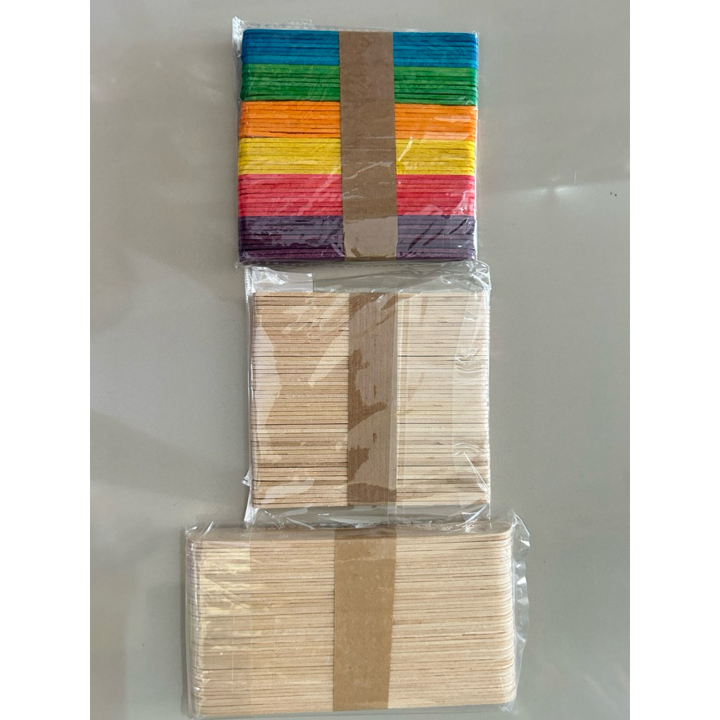 ไม้ไอศกรีม 50 ชิ้น สำหรับงาน DIY