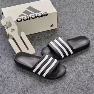 น้ำหนักเบาและสะดวกสบาย Adida_s ลายเหงื่อรองเท้าแตะ