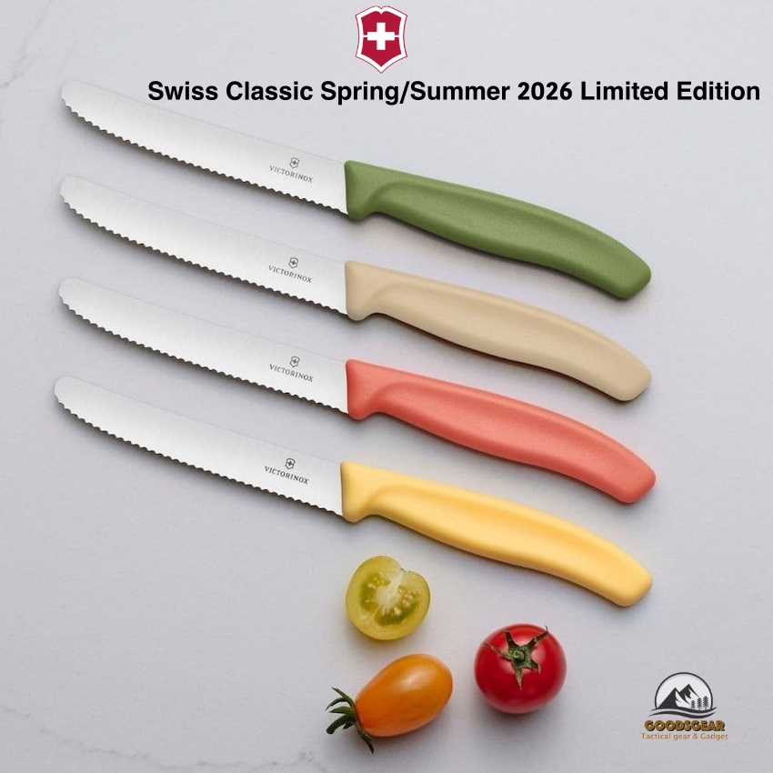 มีดปอก/มีดสเต็ก ใบหยัก ปลายมน Victorinox Swiss Classic Spring/Summer 2026 Limited Edition-tomato knife11 cm