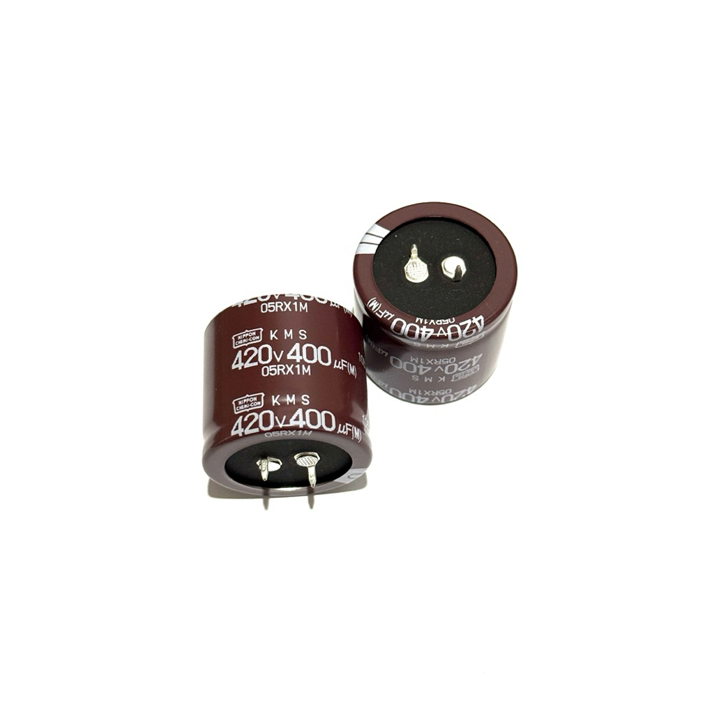 Capacitor ตัวเก็บประจุ 400uF 420V 35*30MM 105C จำนวน1ชิ้น