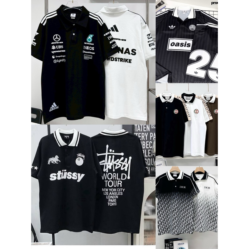 เสื้อยืดoversizeรุ่นstussyคอปก