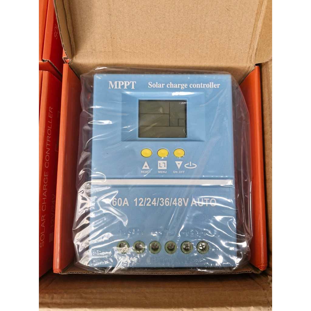 (พร้อมส่ง) MPPT Solar Charge Controller 60A 12V 24V 36V 48V เครื่องชาร์จพลังงานแสงอาทิตย์ ส่งไว