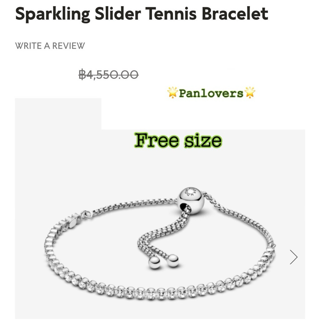 ❕Sparkling Slider Tennis bracelet ⚪️✨💎
