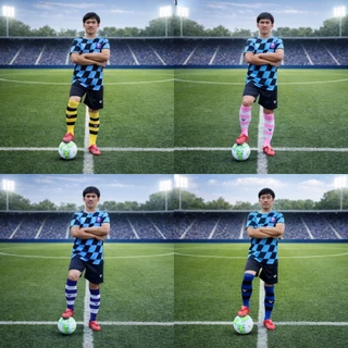 ถุงเท้าฟุตบอล Victory Striped Socks 20 สี ถุงเท้าฟุตบอลยาว ยืดหยุ่นดี กันกระแทก นุ่มเท้า ระบายอากาศดี แห้งไว เพื่อสุขภาพ
