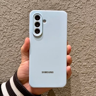 พร้อมโลโก้ ซิลิโคนเหลว เคสโทรศัพท์ Samsung A57 A56 A55 A54 A53 A52 A52s A37 A36 A35 A17 A16 A15 A14 S26 S25 S24 S23 S22