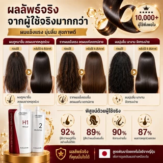 Shiseido Professional Crystallizing Straight H1 N1 ครีมยืดผม ยายืดผมถาวร สูตรซาลอน สำหรับผมธรรมชาติ ผมทำสี ผมตรง นุ่มลื่