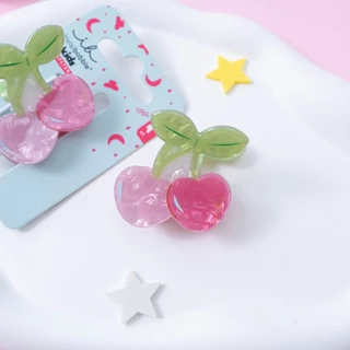 invisibobble กิ๊บหนีบผม กิ๊บติดผม ถนอมเส้นผม รุ่น Clipstar Kids Cherrylicious Global ( 1 กล่องบรรจุ 1 ชิ้น)