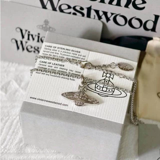 พร้อมส่ง‼️New💎Vivienne Westwood Mini Bas Relief Necklace⚡️ของแท้💯ผ่อน0%10เดือน