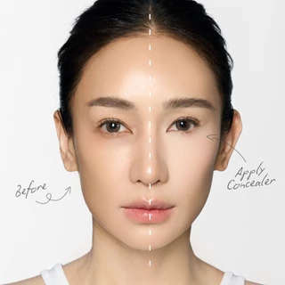 CHO- เซ็ตคู่ คอนซีลเลอร์สนิทผิว+แปรงเกลี่ยคอนซีลเลอร์