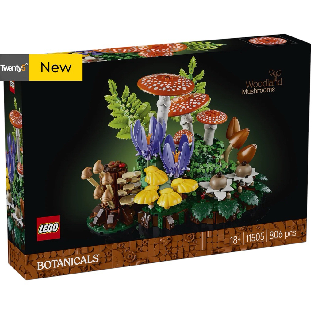 Lego Botanical 11505 Woodland Mushrooms